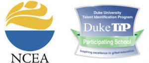 Badges for NCEA and Duke TIP