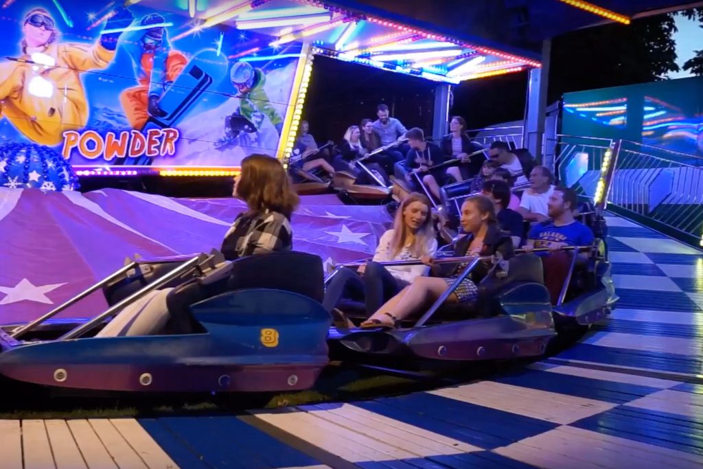 carnival ride (roller coaster)