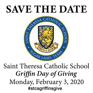 Graphic with information about the Griffin Day of Giving