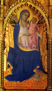 Lorenzo Monaco, “Mary Seat of Wisdom,” 1410