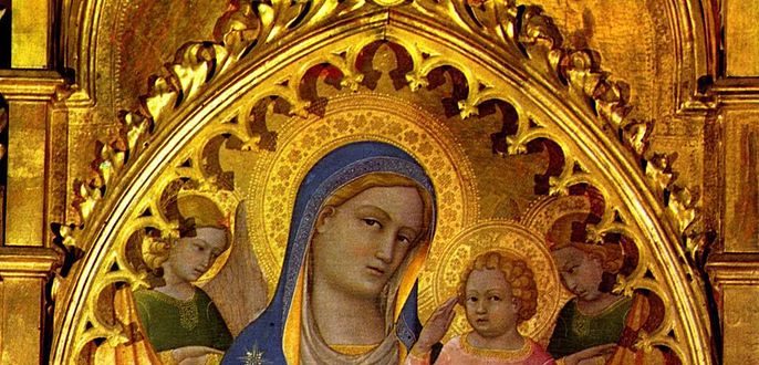 Lorenzo Monaco, “Mary Seat of Wisdom,” 1410